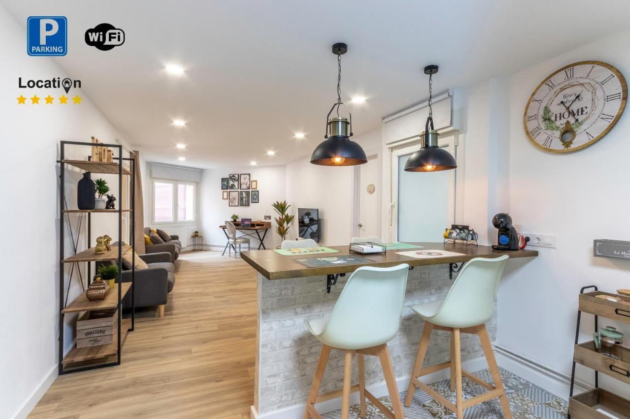 Apt In The Old Town With Cool Terrace!! Private Parking Бильбао Экстерьер фото